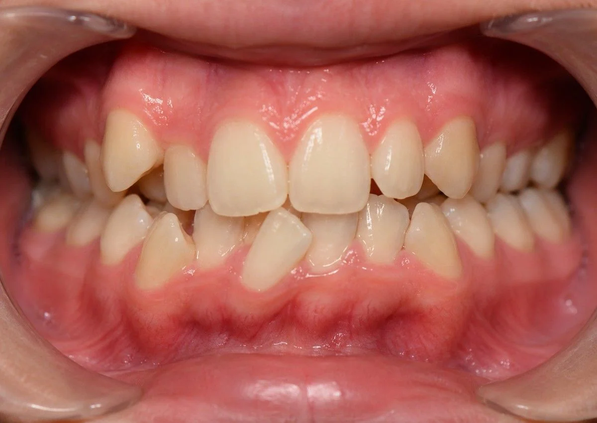 Crooked Teeth Treatment Process Before