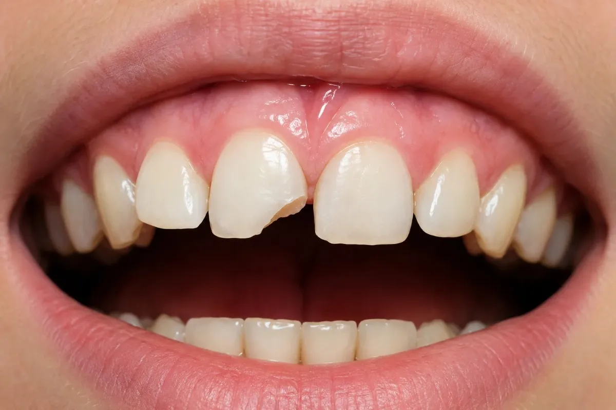 Broken & Chipped Tooth Treatment Before
