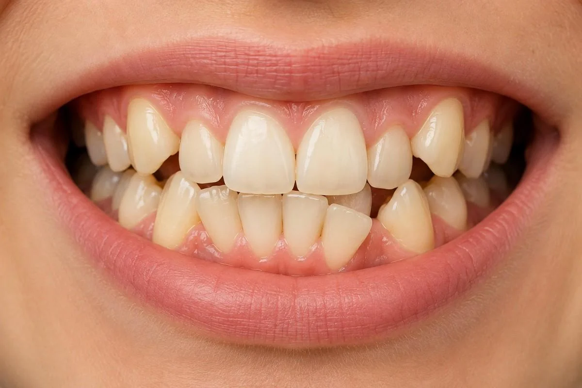 Crooked Teeth Treatment Process Before