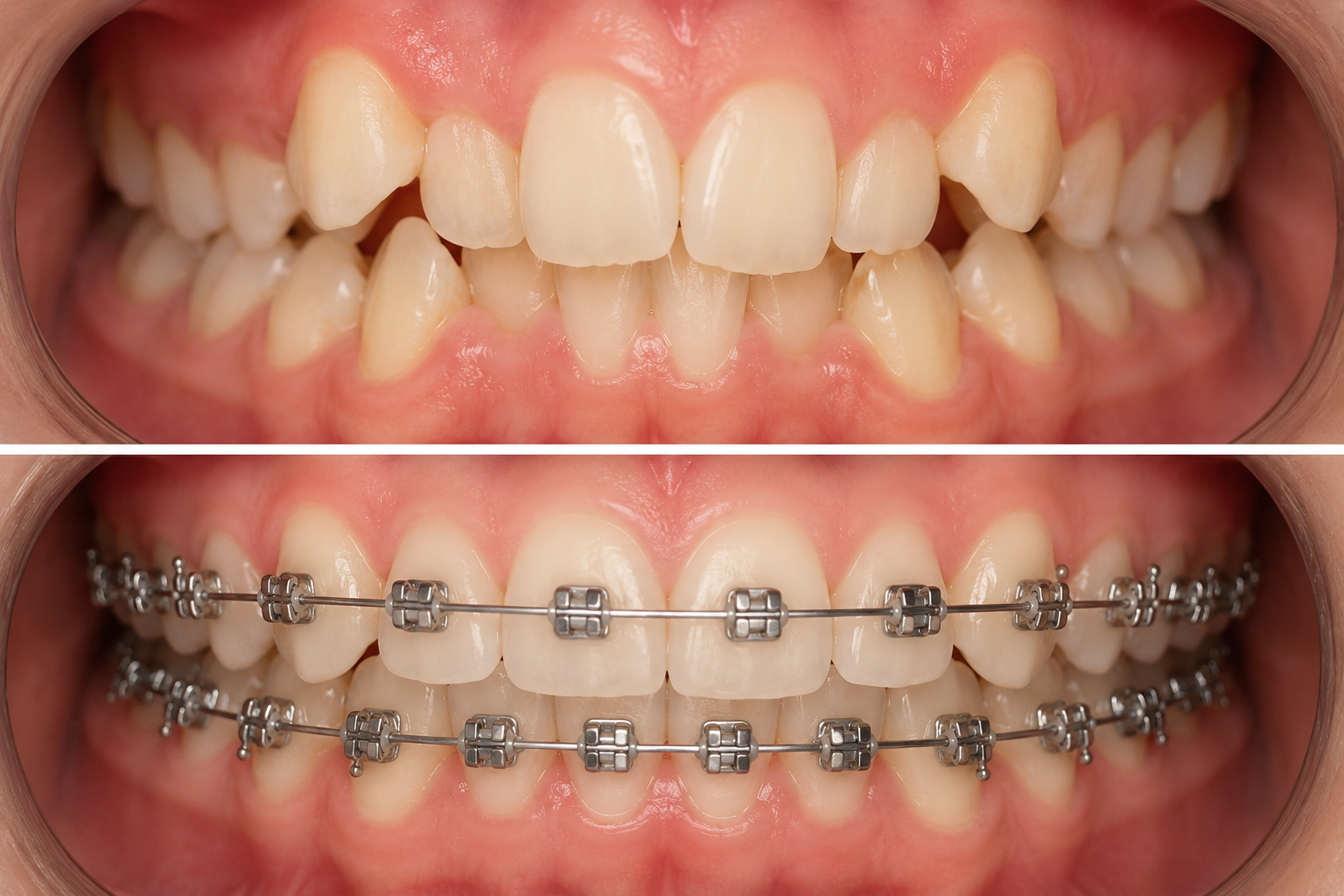 Orthodontic Braces Treatment Before