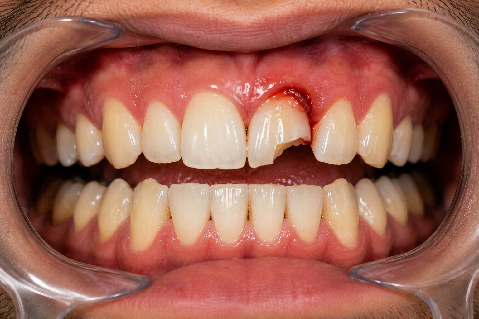 Dental Emergency Before